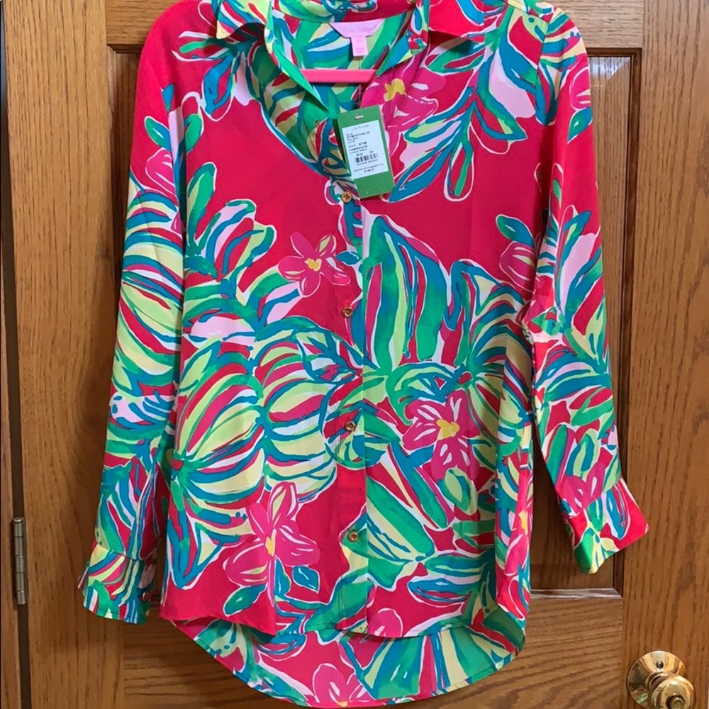 Lilly Pulitzer silk blouse